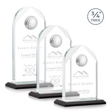 Blake Golf Black Globe Crystal Award - Crystal Awards