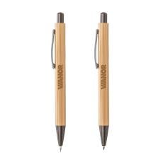Lucky Clicker Bamboo Pen & Pencil Set - Pen Sets