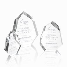 Norwood Clear Polygon Crystal Award - Awards and Trophies