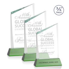 Scarsdale Green on Newhaven Peaks Crystal Award - Awards and Trophies