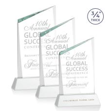 Scarsdale White on Newhaven Peaks Crystal Award - Awards and Trophies