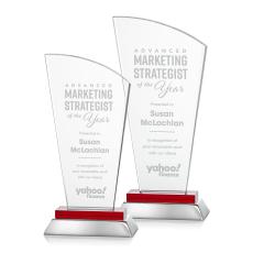 Hansen Red Peaks Crystal Award - Metal Awards