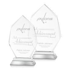 Nebraska White Peaks Crystal Award - Metal Awards