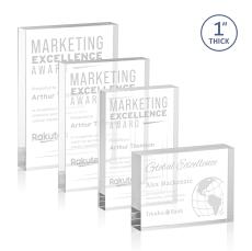 Toledo Rectangle Acrylic Award - Acrylic Awards