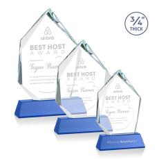 Deerhurst Ice Peak Blue on Newhaven Peaks Crystal Award - Awards and Trophies