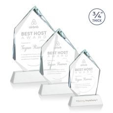 Deerhurst Ice Peak White on Newhaven Peaks Crystal Award - Awards and Trophies