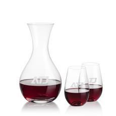 Adelita Carafe & Boston Stemless Wine - Corporate Gifts
