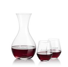 Adelita Carafe & Reina Stemless Wine - Corporate Gifts