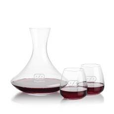 Senderwood Carafe & Hogarth Stemless Wine - Corporate Gifts