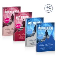 Sutton Vividprint Rectangle Crystal Award - Awards and Trophies