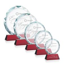 Stratford Red Circle Crystal Award - Awards and Trophies