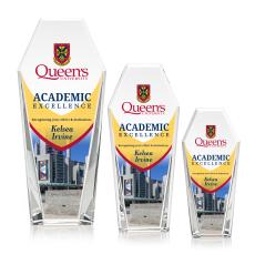 Romford Full Color Towers Crystal Award - Full Color Imprint