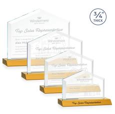 Micasa Amber Peaks Crystal Award - Crystal Awards