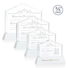 Micasa White on Newhaven Peaks Crystal Award - Crystal Awards