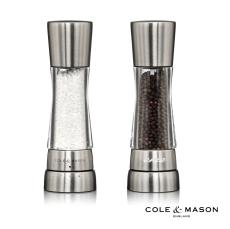 Cole & Mason Derwent Mills - Stainless Steel - Salt & Pepper Mills