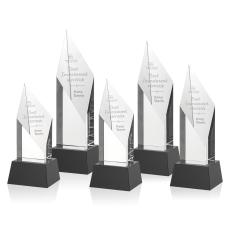 Vertex Black on Base Diamond Crystal Award - Awards and Trophies