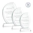 Wichita Clear on Newhaven Base Flame Crystal Award