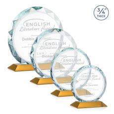 Centura Amber Circle Crystal Award - Awards and Trophies