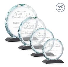 Centura Black Circle Crystal Award - Awards and Trophies