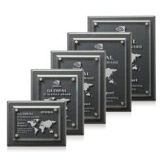 Caledon Plaque - Carbon Fibre/Silver - Plaque Awards