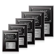 Gossamer Plaque - Black/Silver - Plaque Awards