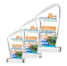 Simberg Full Color Peaks Acrylic Award - Acrylic Awards