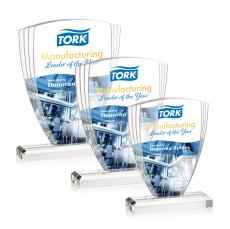 Marcella Full Color Peaks Acrylic Award - Acrylic Awards