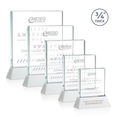 Terra White on Newhaven Square / Cube Crystal Award - Desktop Awards