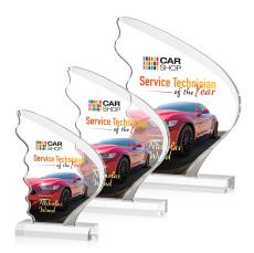 Acheson Full Color Unique Acrylic Award - Acrylic Awards