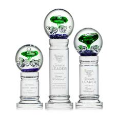 Aquarius Towers on Colverstone Base Glass Award - Glass Awards