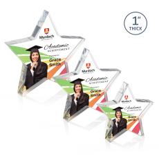 Copeland Full Color Star Acrylic Award - Desktop Awards