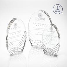Westbury Clear Peaks Acrylic Award - Awards and Trophies