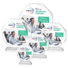 Kenton Full Color Polygon Acrylic Award - Acrylic Awards