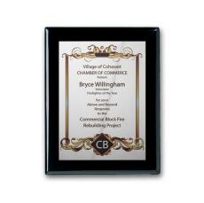 SpectraPrint Plaque - Ebony Silver - Plaque Awards