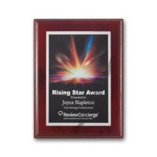 SpectraPrint Plaque - Mahogany Silver - Plaque Awards