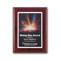 SpectraPrint Plaque - Mahogany White - Plaque Awards