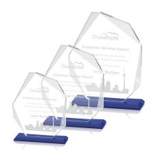 Durham Polygon Crystal Award - Colored Crystal Awards