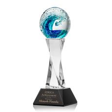 Surfside Black on Langport Towers Glass Award - Glass Awards