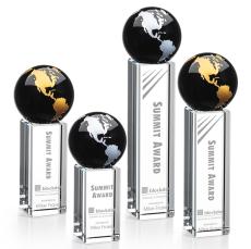 Luz Black/Gold Globe Crystal Award - Globe Awards