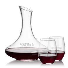 Kanata Carafe & Stanford Stemless Wine - Barware