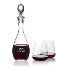 Malvern Decanter & Breckland Stemless Wine - Corporate Gifts