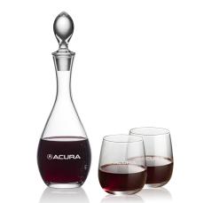 Malvern Decanter & Crestview Stemless Wine - Corporate Gifts