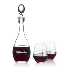 Malvern Decanter & Reina Stemless Wine - Corporate Gifts