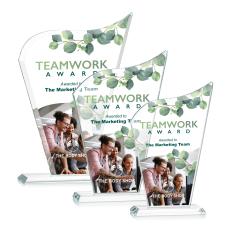 Hepscott Full Color Peaks Crystal Award - Crystal Awards