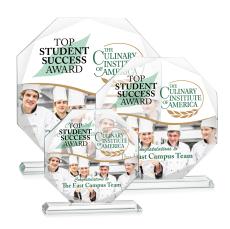 Kane Full Color Polygon Crystal Award - Crystal Awards