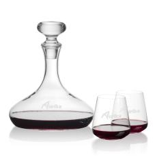 Stratford Decanter & Breckland Stemless Wine - Barware