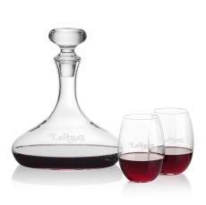 Stratford Decanter & Carlita Stemless Wine - Barware