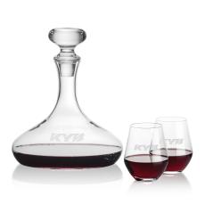 Stratford Decanter & Reina Stemless Wine - Corporate Gifts