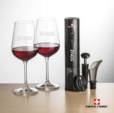 Swiss Force Opener Set & Laurent Wine - Corporate Gifts