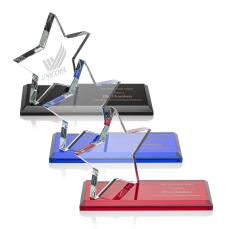 Northam Deep Etch Star Wood Award - Desktop Awards